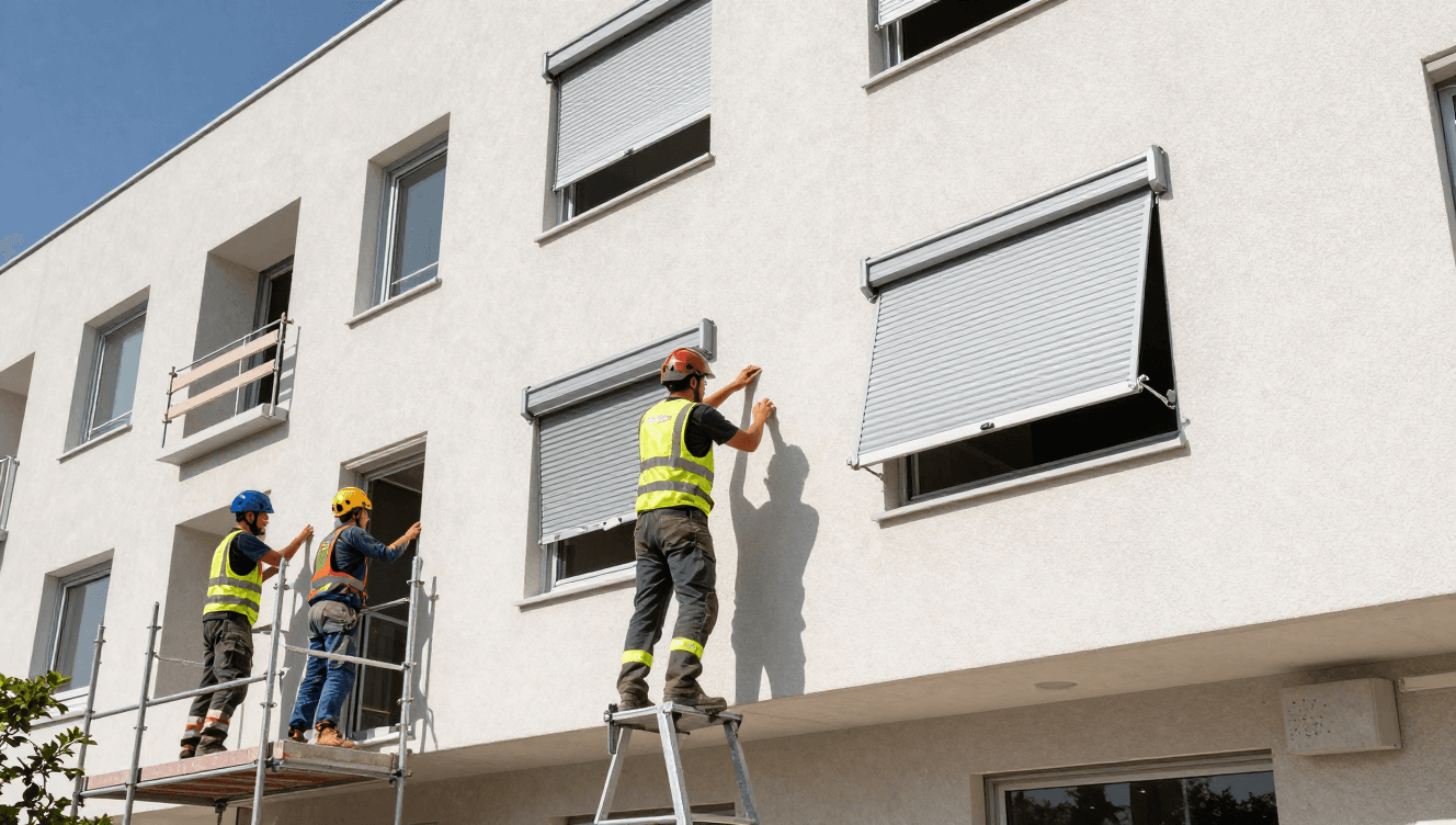 Canicule et HLM : volets, BSO, brasseurs d’air à déployer