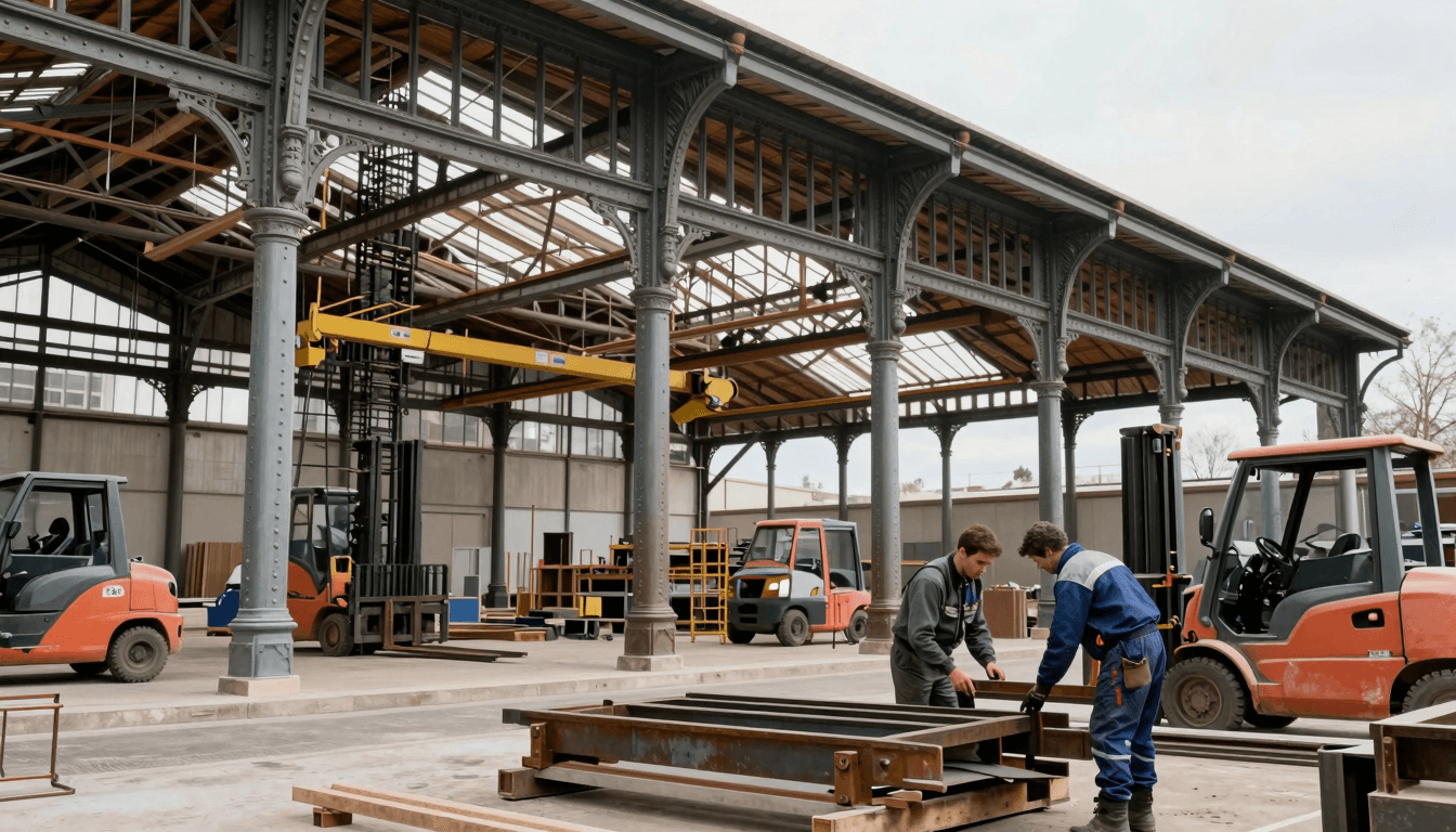 Halle métal de la Villette aux enchères: sauvetage ou réemploi?