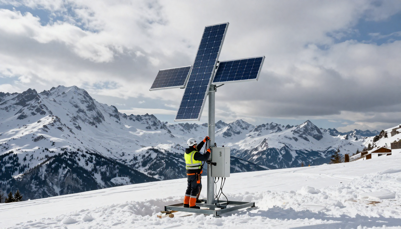 Photovoltaïque alpin: HELIOPLANT et SolarEdge, rendement boosté