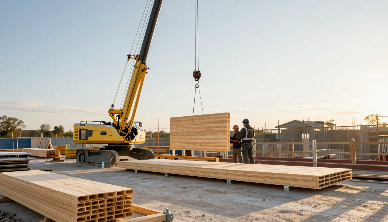 Remplacer le béton armé par du bois augmenté : mode d'emploi BTP