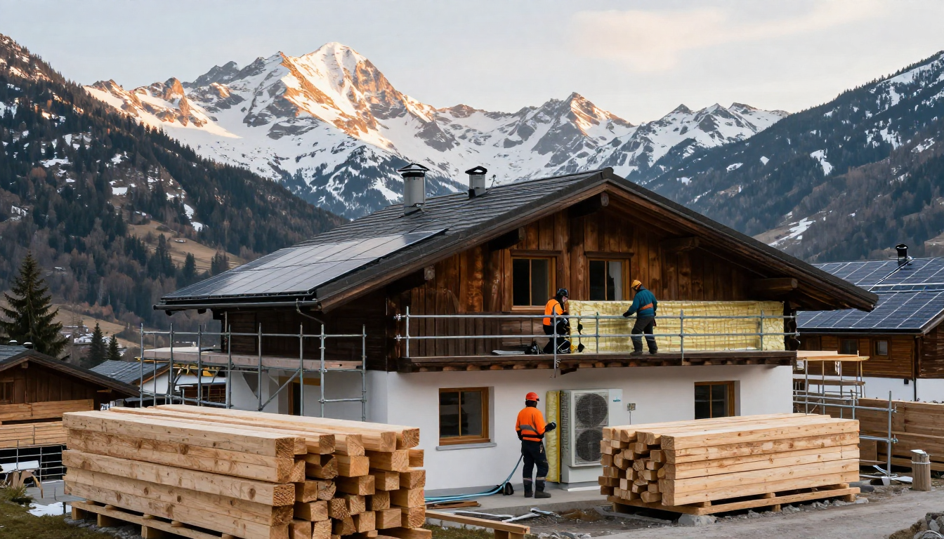 Stations de montagne: climat, BTP et rénovation énergétique