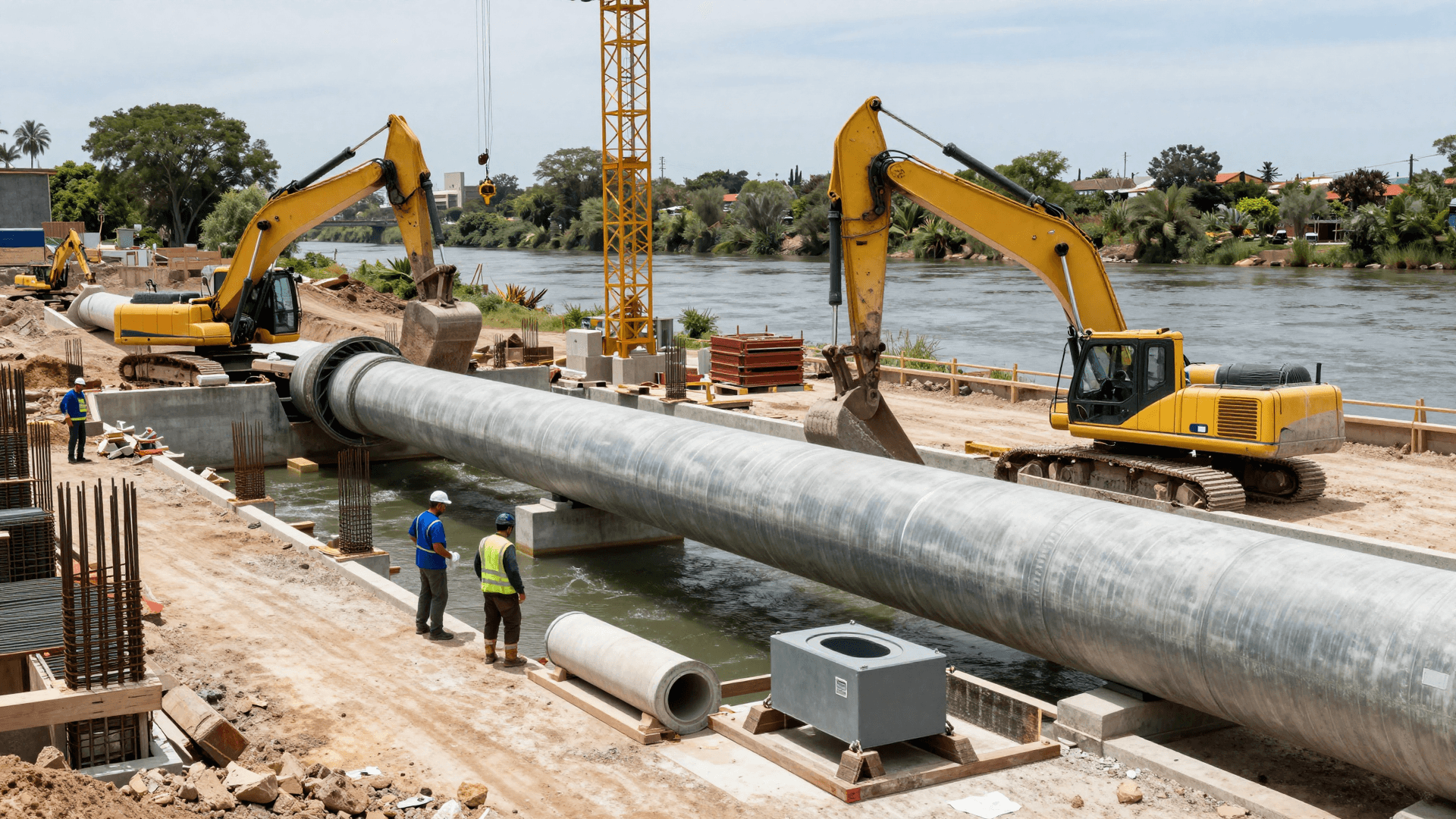 Uruguay: NGE réalise une adduction d’eau potable à Montevideo