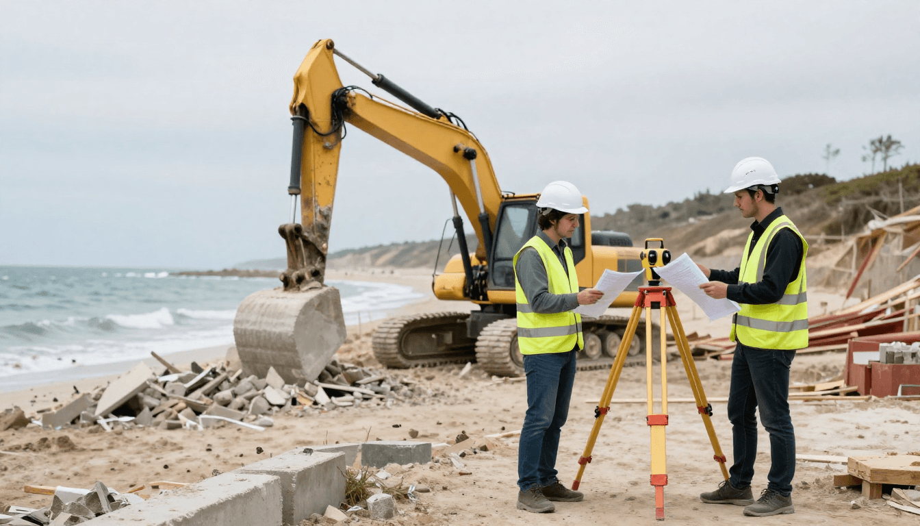 Vias condamnée: 150 000 € et démolition, leçons BTP littoral
