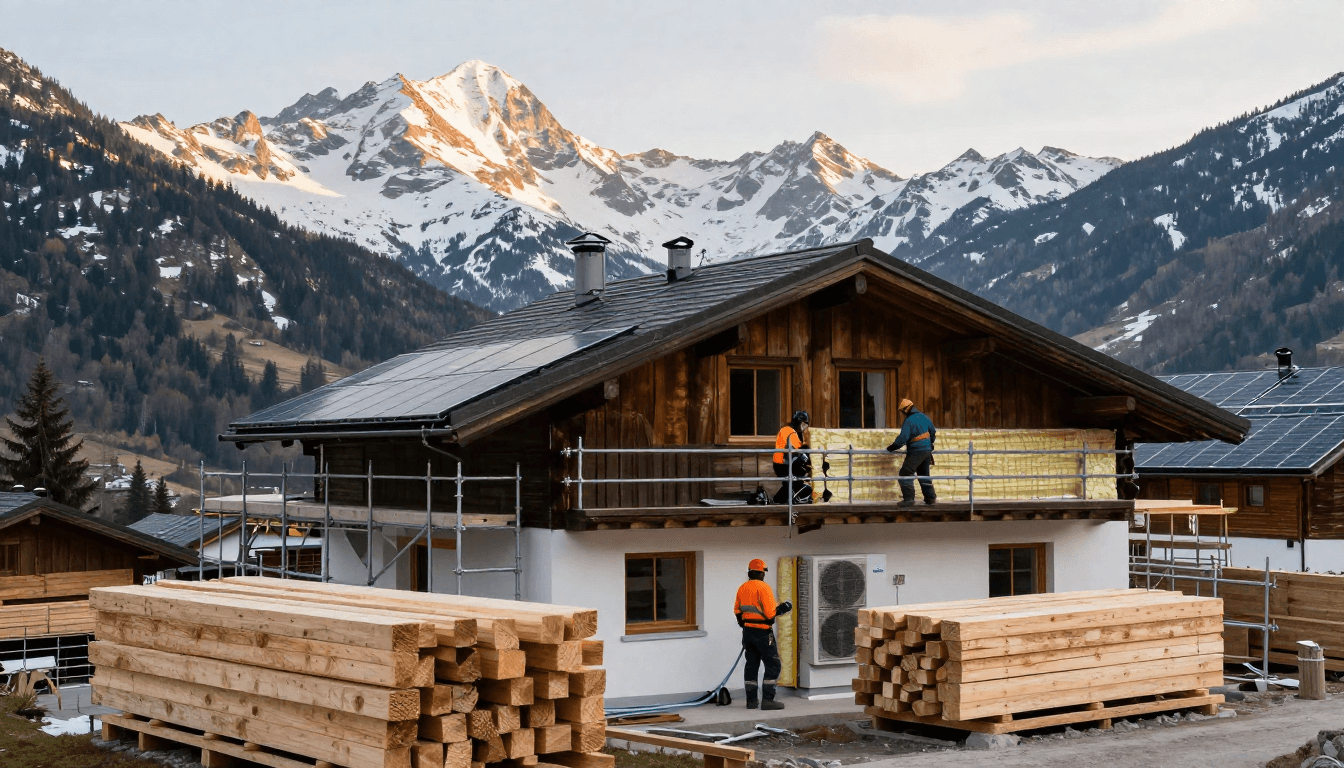 Stations de montagne: climat, BTP et rénovation énergétique