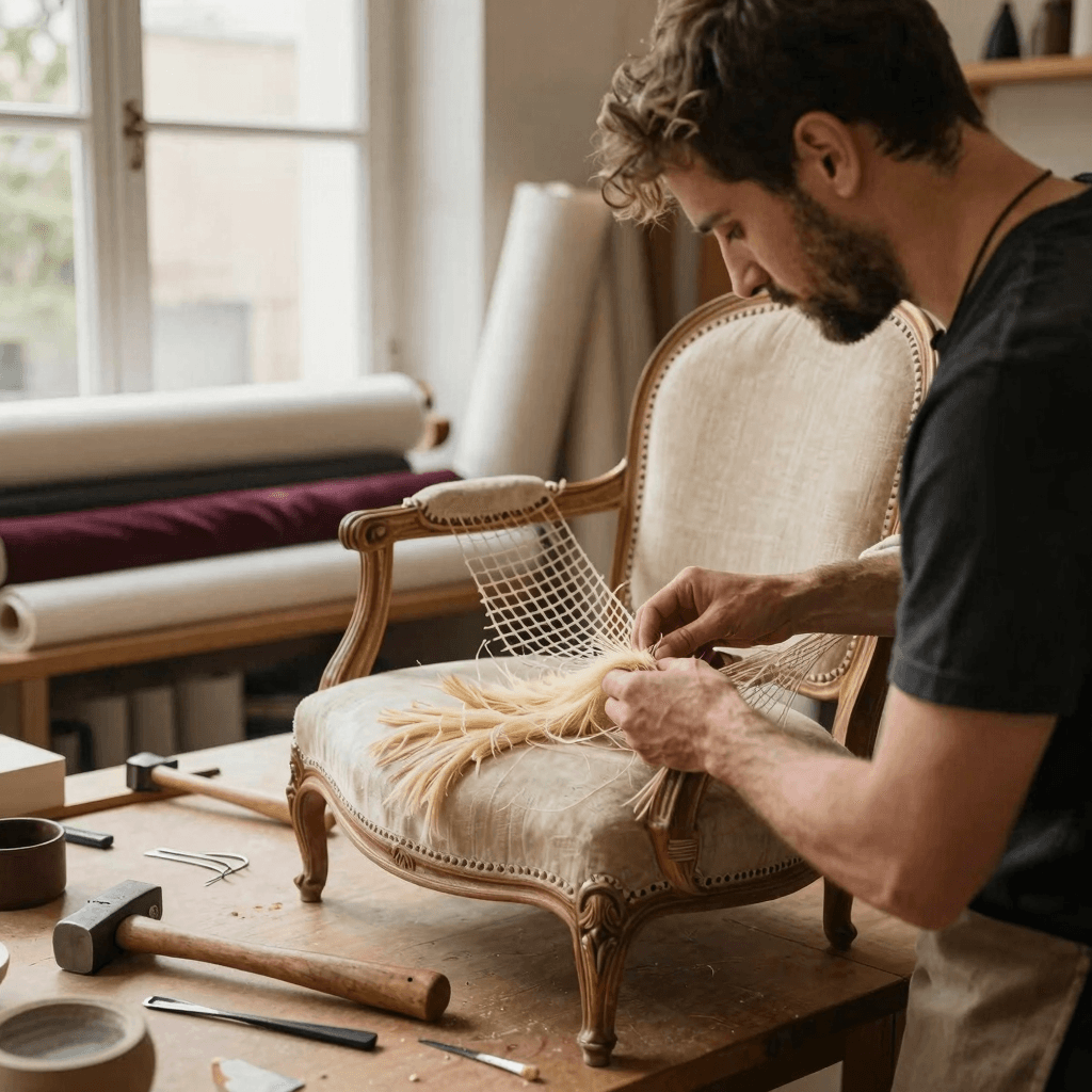 Tapissier d'ameublement : un métier artisanal entre tradition et modernité
